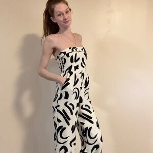 Elegant Comfortable Strapless Jumpsuit